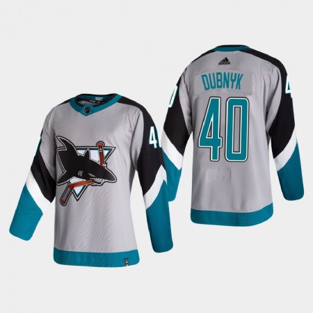 Pánské Hokejový Dres San Jose Sharks Dresy Devan Dubnyk 40 2020-21 Reverse Retro Authentic